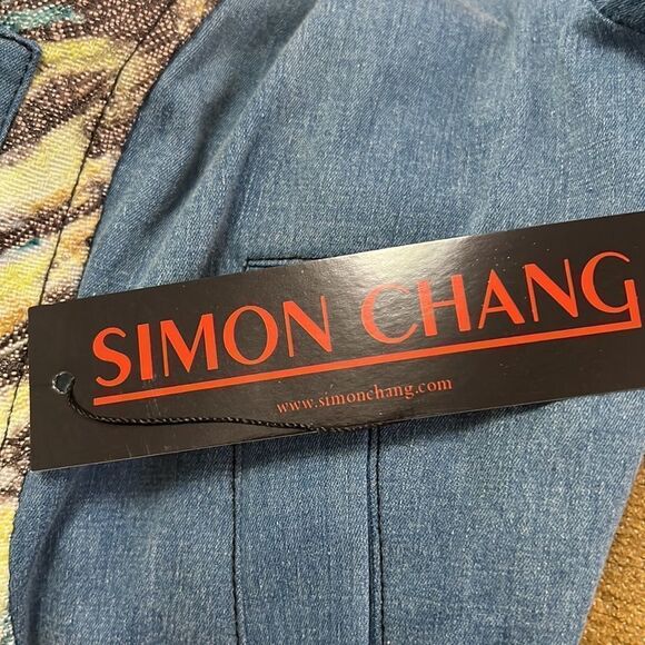 SIMON CHANG NWT ZIPPER DETAILS JACKET SIZE 12 - Picture 10 of 10
